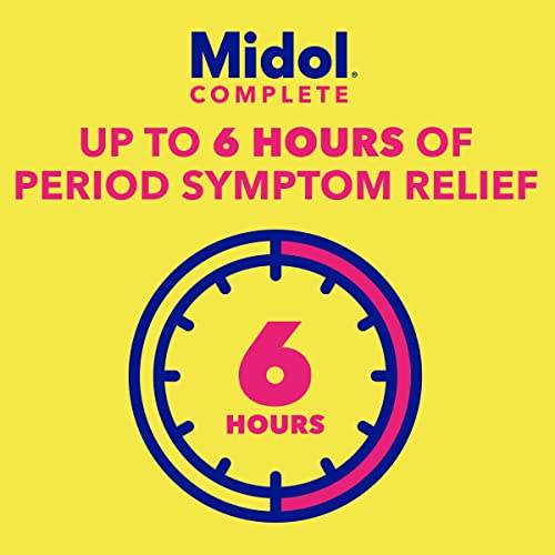 Midol Complete Gelcaps 24ct: Midol Complete Menstrual Pain Relief Gelcaps with Acetaminophen MidolBuy Supplements Australia