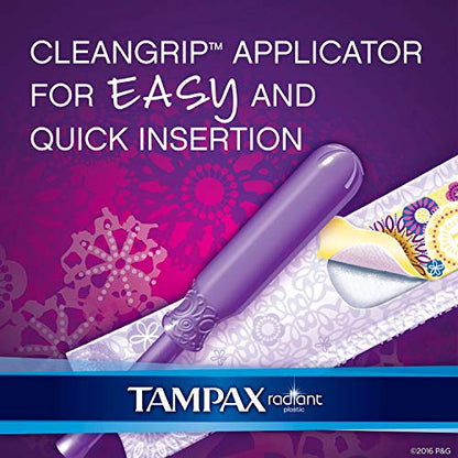 Tampax 29936 Radiant Tampons Regular Super, 84 Count (Pack of 1) TampaxBuy Supplements Australia