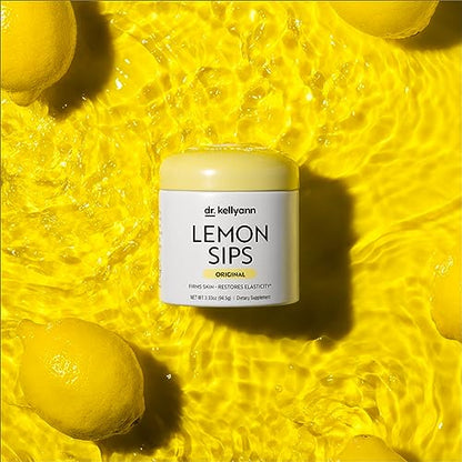 Dr. Kellyann Lemon Sips - Diet Citrus Drink Mix - Rehydrate, Detox, Revitalize - Sugar Free Dr. KellyannBuy Supplements Australia