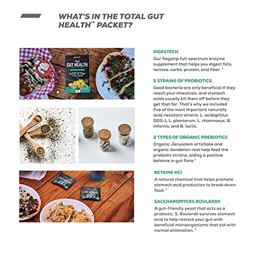 ONNIT Total Gut Health - Complete Probiotics & Digestive Enzyme Supplement ONNITBuy Supplements Australia