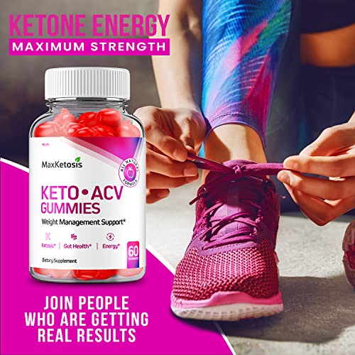 (2 Pack) Max Ketosis Keto ACV Gummies Max Ketosis Advanced Formula Apple Cider Vinegar RillvoBuy Supplements Australia