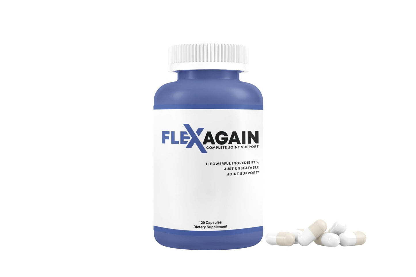 FlexAgain - Fully Comprehensive Joint Support - 120 Capsules - 1 Month Supply FlexAgainBuy Supplements Australia