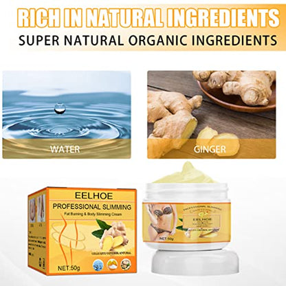 Ginger Fat Burning Cream Anti-cellulite Full Body Slimming Weight Loss Massaging Cream GrospeBuy Supplements Australia