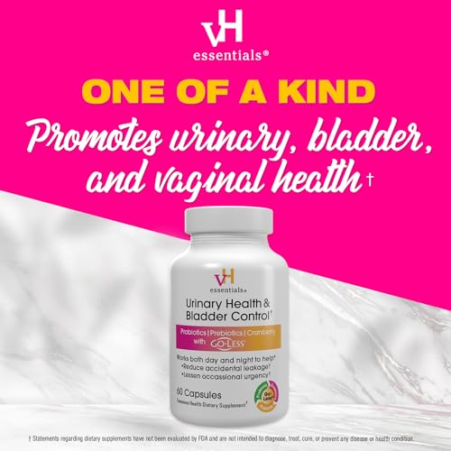vH essentials Urinary Health & Bladder Control, Cranberry Extract, Prebiotics and Probiotics vH essentialsBuy Supplements Australia