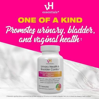 vH essentials Urinary Health & Bladder Control, Cranberry Extract, Prebiotics and Probiotics vH essentialsBuy Supplements Australia