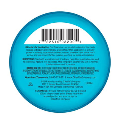 O'Keeffe's for Healthy Feet Foot Cream, Guaranteed Relief for Extremely Dry, Cracked Feet O'Keeffe'sBuy Supplements Australia