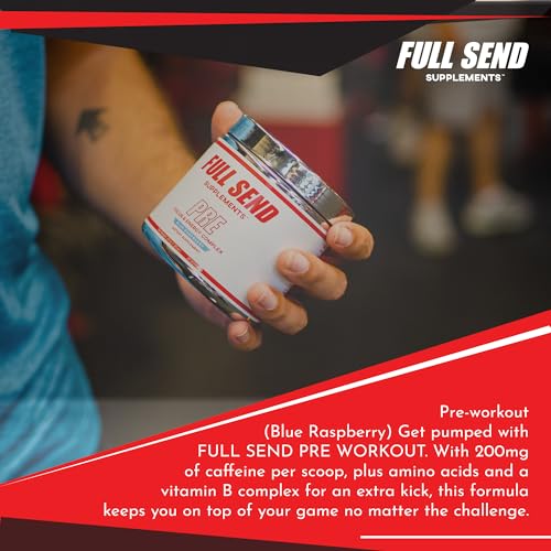FULL SEND Pre Workout Powder with Beta Alanine, Preworkout Energy Supplement FULL SENDBuy Supplements Australia