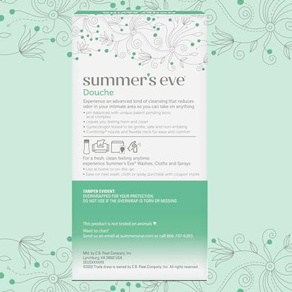 Summer's Eve Feminine Douche, Complete Clean Odor Reduction with Boric Acid Complex, 2 Units Summer's EveBuy Supplements Australia