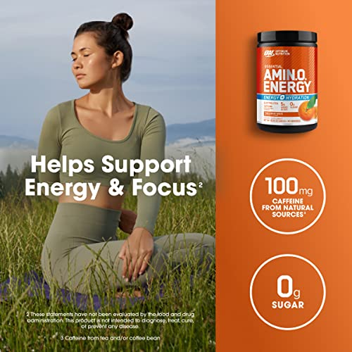 Optimum Nutrition Amino Energy Powder Plus Hydration, with BCAA, Electrolytes Optimum NutritionBuy Supplements Australia