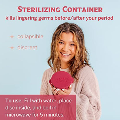 Pixie Menstrual Disc Kit - Best Period Disc Starter Kit - 2 Discs, 20 Wipes, Wash, Lube, Public Restroom Pixie CupBuy Supplements Australia