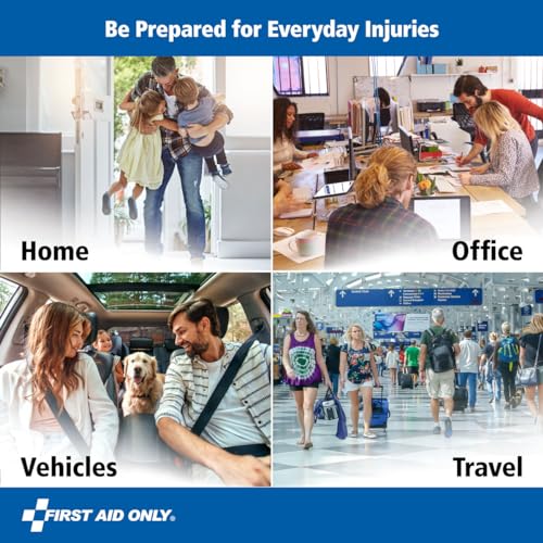 First Aid Only 442 All-Purpose Emergency First Aid Kit for Home, Work, and Travel First Aid OnlyBuy Supplements Australia