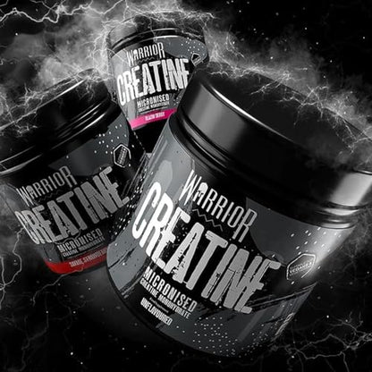 Warrior Creatine Monohydrate Powder – 300g – Micronised for Easy Mixing WarriorBuy Supplements Australia