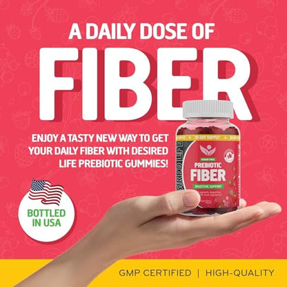 Desired Life Sugar Free Prebiotic Fiber Gummies for Adults and Kids Mixed Berry Flavor Desired LifeBuy Supplements Australia
