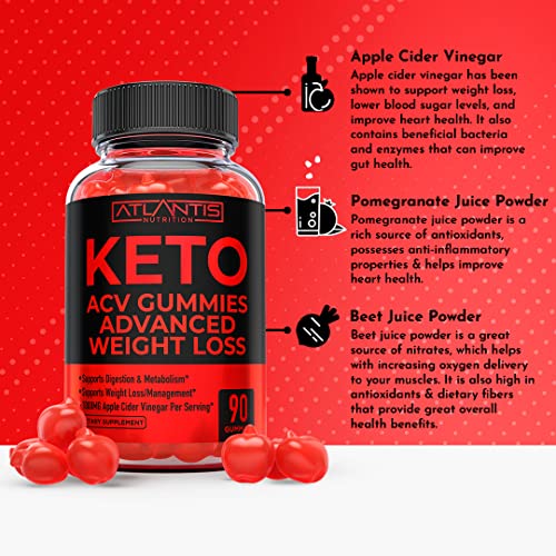 Keto ACV Gummies for Weight Loss - Supports Digestion, Advanced Weight Loss, Detox Atlantis NutritionBuy Supplements Australia