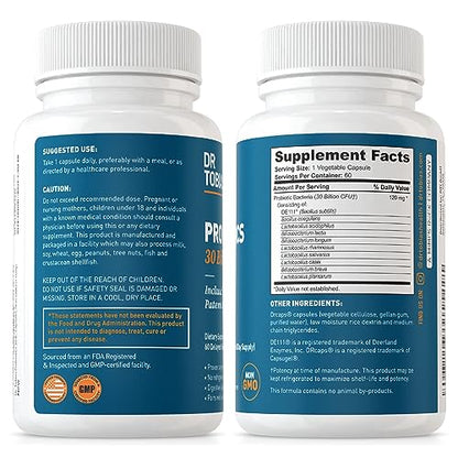 Dr. Tobias Probiotics 30 Billion, 10 Strains, 30 Billion CFU's, Targeted Release Probiotics Dr. TobiasBuy Supplements Australia