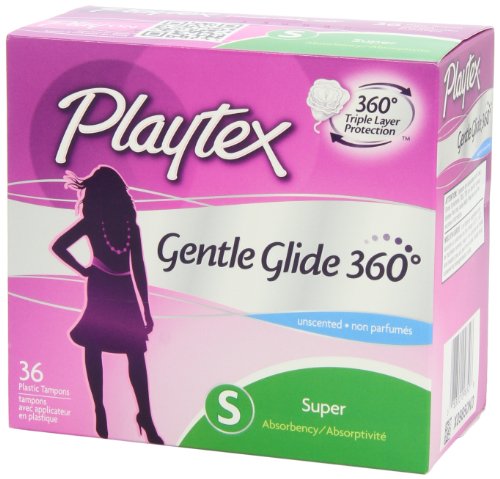 Playtex Simply Gentle Glide Unscented Tampons, Super Absorbency, 36 Count (Pack of 1) PLAYTEXBuy Supplements Australia