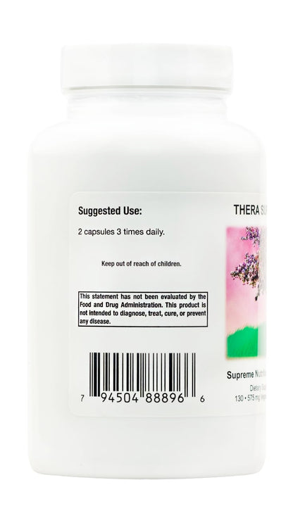 Supreme Nutrition Thera Supreme, 130 Pure Herbal Combination Vegetarian Capsules Supreme Nutrition ProductsBuy Supplements Australia