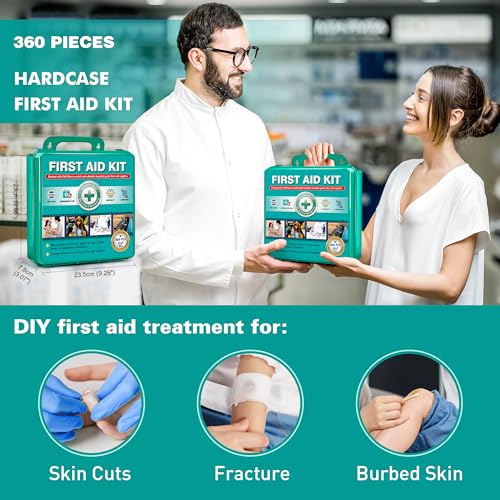 General Medi 360 Pieces Hardcase First Aid Kit - Comprehensive Large First Aid Box General MediBuy Supplements Australia