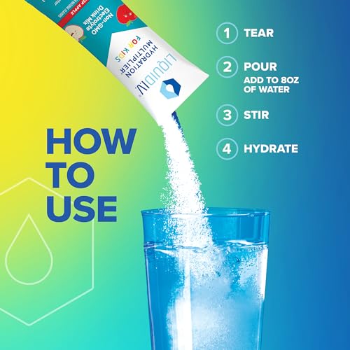 Liquid I.V. Hydration Multiplier Kids - Crisp Apple - Hydration Powder Packets | Electrolyte Liquid I.V.Buy Supplements Australia