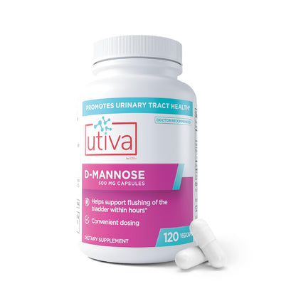 Szio+ Utiva D-Mannose 500mg Capsules – Naturally Flush The Bladder and Urinary Tract – UTI Avoidance – D Mannose Supplements for Women – Supports Urinary Tract Infection Treatments, 120 Capsules Szio+Buy Supplements Australia