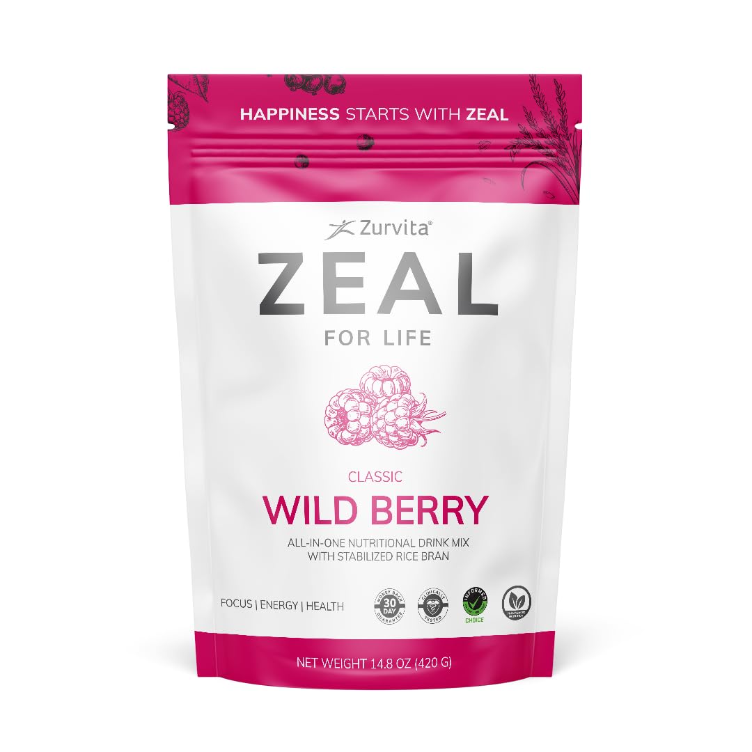 Zurvita - Zeal for Life 30-Day Wellness Bag - Wild Berry (Classic) - Nutritional Supplement for Vitality, Immunity, and Wellness - 420 Grams ZurvitaBuy Supplements Australia