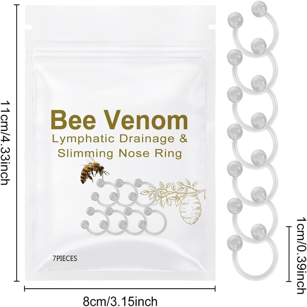 Bee Venom Lymphatic Drainage Nose Ring, Bee Venom Slimming Nose Ring, Bee Venom Lymphatic GenericBuy Supplements Australia