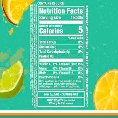 Sparkling Ice, Lemon Lime Sparkling Water, Zero Sugar Flavored Water, with Vitamins Sparkling ICEBuy Supplements Australia