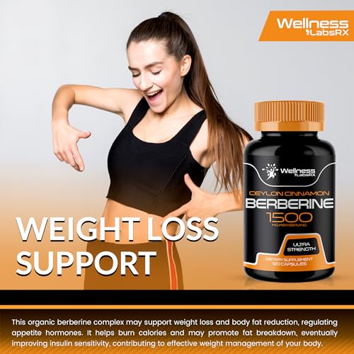 WELLNESS LABSRX Berberine Supplement 1500mg - Liposomal Berberine with Ceylon WELLNESS LABSRXBuy Supplements Australia