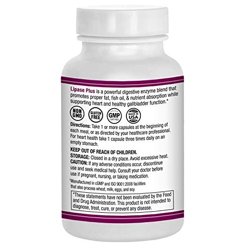 AST Enzymes Lipase-HP Plus – 90 Vegetarian Capsules - Fat Digestion Support – Keto Diet AST EnzymesBuy Supplements Australia