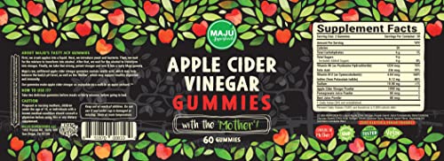 Apple Cider Vinegar Gummies with Mother - Weight Management & Detox - 2X Stronger Maju SuperfoodsBuy Supplements Australia