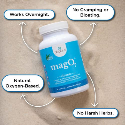 nbpure Mag O7 Oxygen Digestive System Cleanser Capsules, 180 Count nbpureBuy Supplements Australia