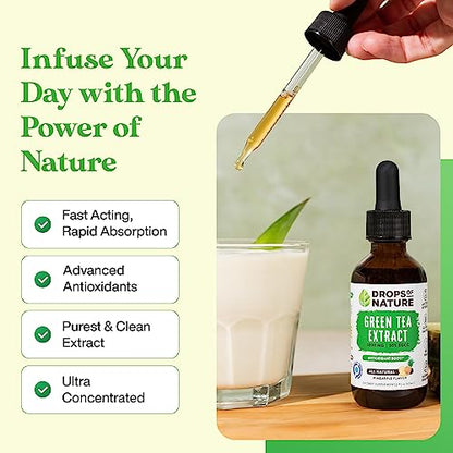 Green Tea Extract - 1000mg - 50% EGCG - Green Tea Liquid Drops, 4x more Powerful than Drops Of NatureBuy Supplements Australia