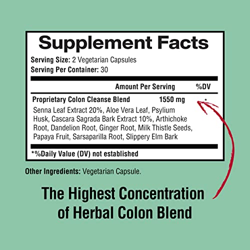 Happi Mi Nutrition Colon Cleanse, Colon Detox, All Natural Herbal Formula, Support Healthy Happi Mi NutritionBuy Supplements Australia