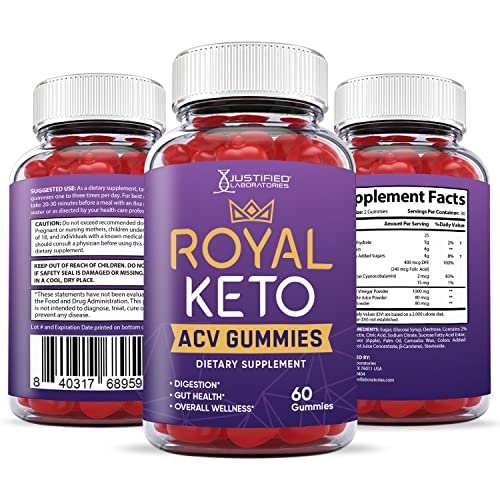 Justified Laboratories Royal Keto ACV Gummies 1000MG with Pomegranate Juice Beet Root Justified LaboratoriesBuy Supplements Australia