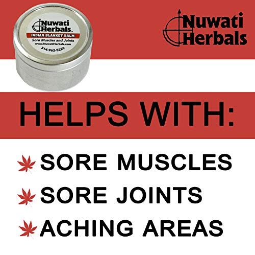 Healing Balm Massage for Sore Muscles and Joints – Nuwati Herbals Indian Blanket Balm – Sweet Smelling Warmth with Cinnamon, Cloves, Camphor, Menthol, 4 Ounces Nuwati HerbalsBuy Supplements Australia