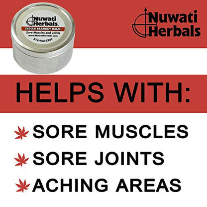 Healing Balm Massage for Sore Muscles and Joints – Nuwati Herbals Indian Blanket Balm – Sweet Smelling Warmth with Cinnamon, Cloves, Camphor, Menthol, 4 Ounces Nuwati HerbalsBuy Supplements Australia