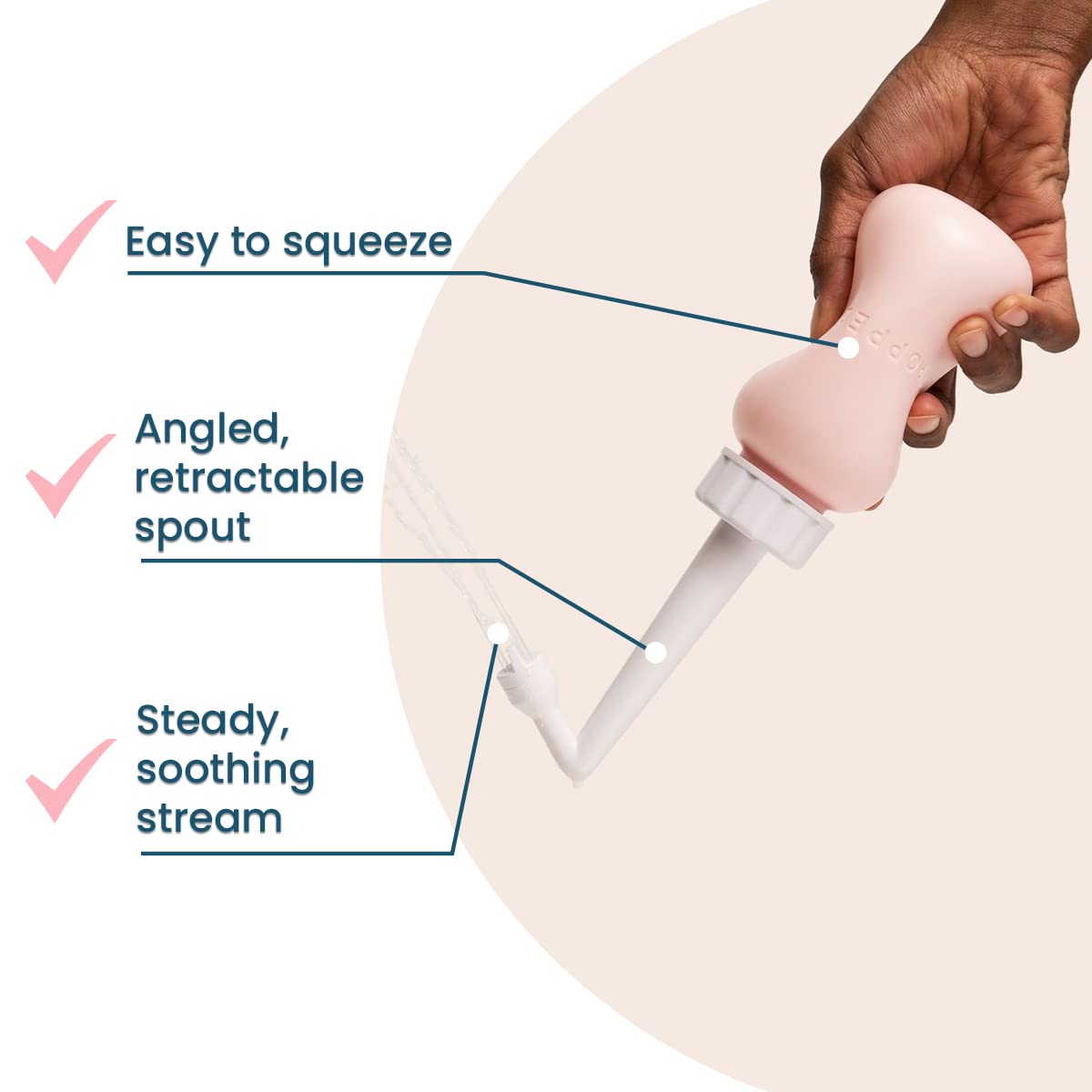 Popped Peri Bottle for Postpartum Care | Portable Bidet | Spray Bottle for Pain Relief, Tears POPPEDBuy Supplements Australia