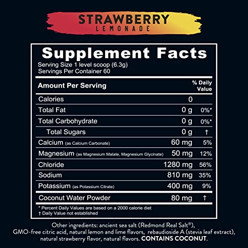 REDMOND Re-Lyte Hydration Electrolyte Mix (Strawberry Lemonade) REDMONDBuy Supplements Australia