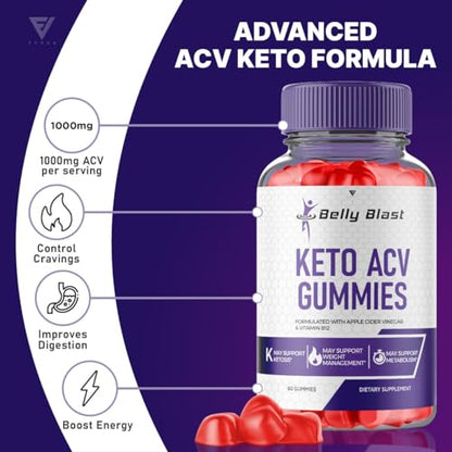 (3 Pack) Belly Blast Keto ACV Gummies, Belly Blast Keto + ACV Gummies Advanced Weight FyvusBuy Supplements Australia