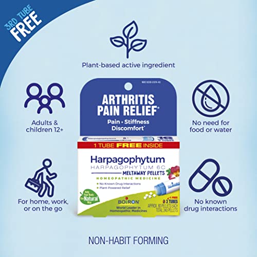 Boiron Harpagophytum 6C Homeopathic Medicine for Arthritis Pain Relief, Pain, Stiffness, Discomfort BoironBuy Supplements Australia