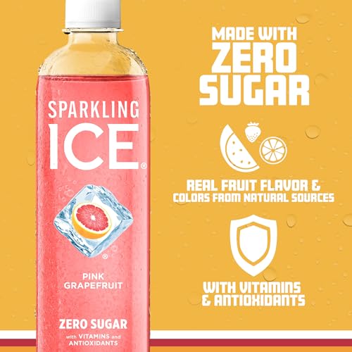 Sparkling Ice, Pink Grapefruit Sparkling Water, Zero Sugar Flavored Water, with Antioxidants Sparkling ICEBuy Supplements Australia