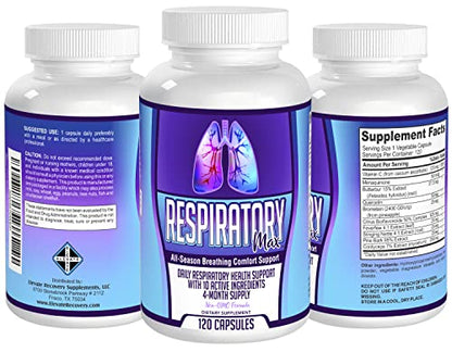 Respiratory-MAX (4-Month Supply) Respiratory Supplements Elevate Recovery SupplementsBuy Supplements Australia