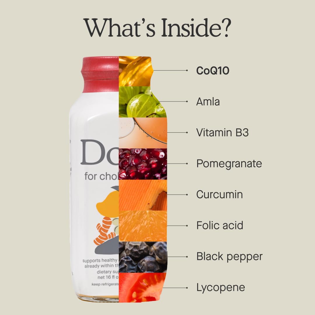 DOSE for Cholesterol Supplements Maintain Healthy Cholesterol Levels and Supports Cardiovascular Health Gluten-Free Vegan Zero Sugar, 16oz Bottle, 3 Pack (3 Week Supply) DOSEBuy Supplements Australia