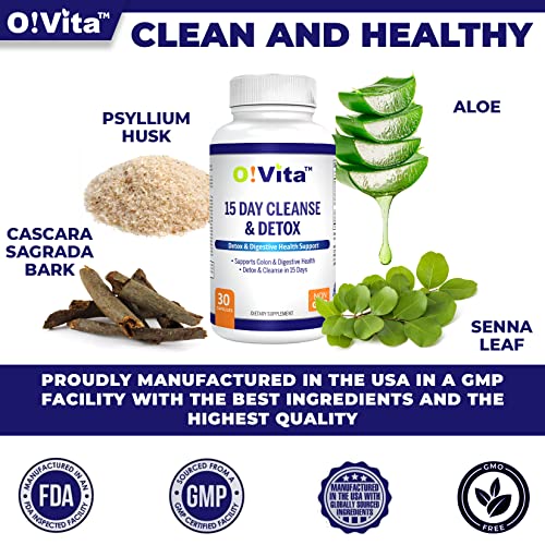 O!VITA 15-Day Cleanse and Detox Supports Digestive and Colon Health, Special Formula O!VITABuy Supplements Australia
