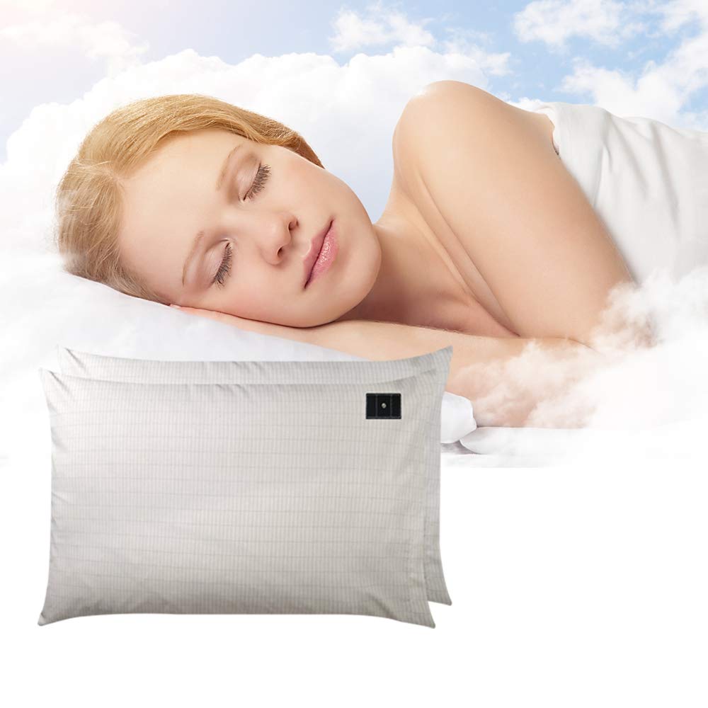 ibowee Grounding Piowcase 2 Pack, Conductive Pillowcase with US Cord for Natural Wellness iboweeBuy Supplements Australia