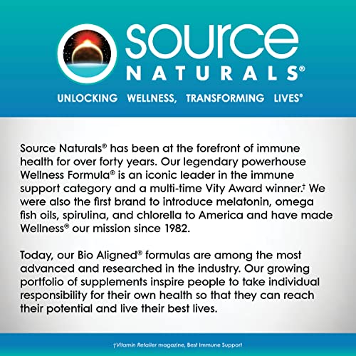 Source Naturals Wellness Immunitric, Nitric Oxide Builder for Immune System Support* - 90 Tablets