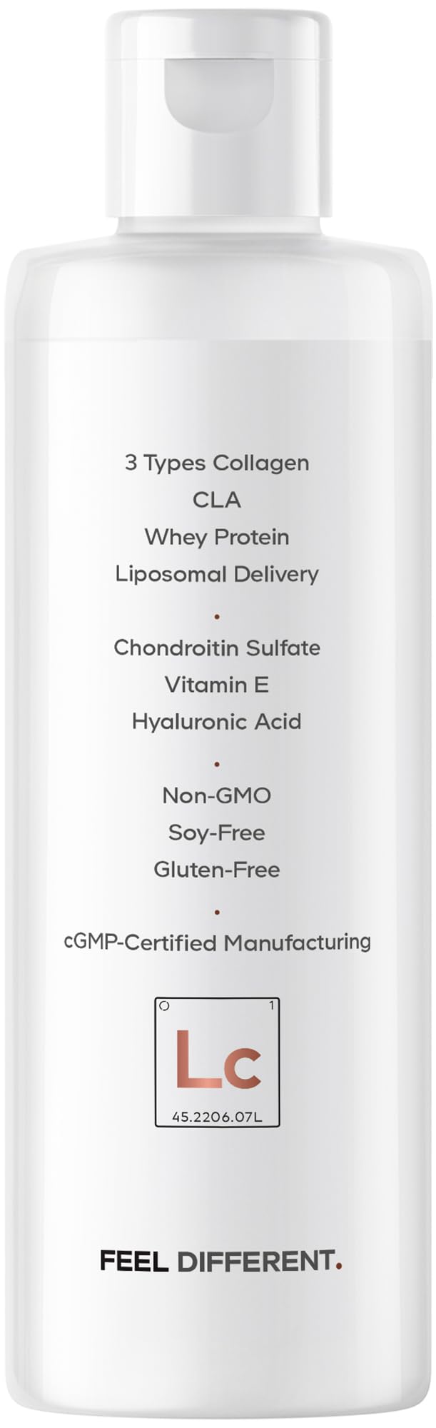 Codeage Liquid Collagen Supplement Chocolate Flavor, Beauty Trim & Glow Liposomal Collagen Peptides, CLA Conjugated Linoleic Acid, Hyaluronic Acid, Vitamin E, Hydrolyzed, Non-GMO, 15.22 fl oz CodeageBuy Supplements Australia