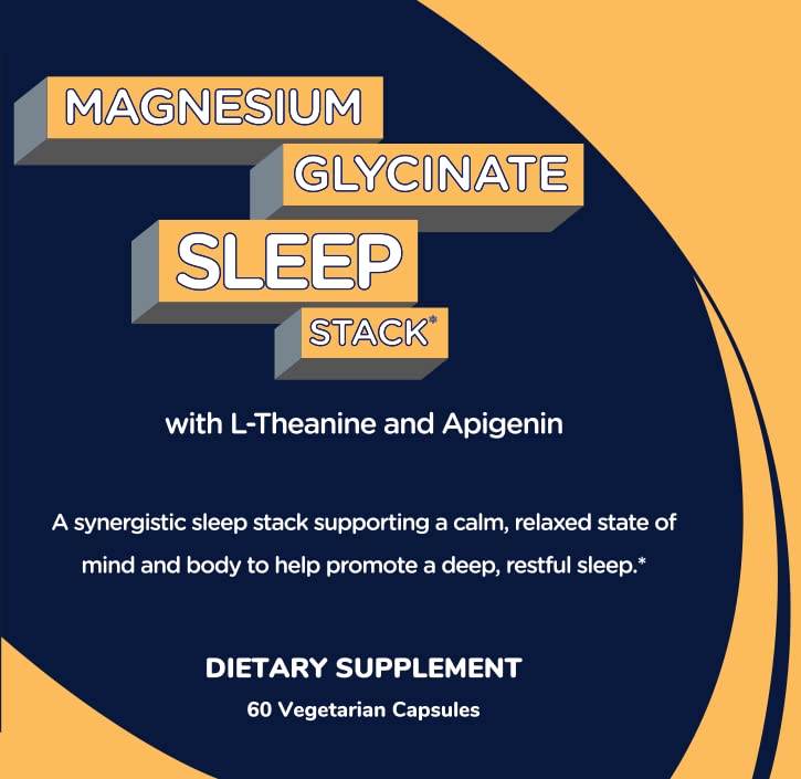 Shining Solace Magnesium Glycinate Sleep Stack with 200 mg L-Theanine, 50 mg Apigenin, 175 mg of Elemental Magnesium Glycinate | Sleep Support Magnesium Supplement | Made in USA Shining SolaceBuy Supplements Australia