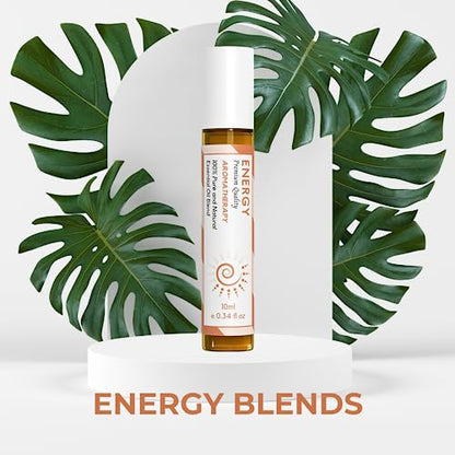 Benatu Energy Essential Oil Roll On Blend (with Clove, Lemon, Grapefruit Oil)- Travel Size Relaxing Roller benatuBuy Supplements Australia